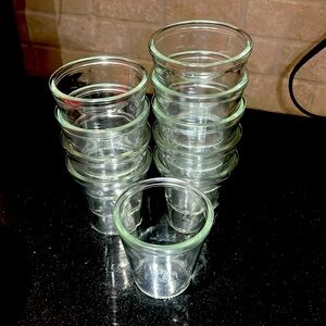 Short glasses 10 total 3 1/4 inches